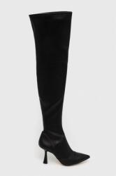 MICHAEL Michael Kors cizme Clara femei, culoarea negru, cu toc cui, 40F3CLMB5L 9BYX-OBD1I9_99X