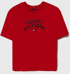 Tommy Hilfiger tricou de bumbac pentru copii culoarea rosu, cu imprimeu 9BYX-BUB03Z_29X