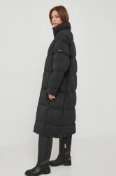 Calvin Klein geaca de puf femei, culoarea negru, de iarna, oversize 9BYX-KPD0B9_99X