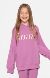 Coccodrillo bluza copii culoarea violet, cu glugă, cu imprimeu 9BYX-BLG078_45X