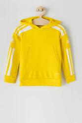 Adidas Bluză copii GP6431 culoarea galben, material neted 9BY8-BLB01T_11X