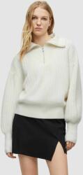 AllSaints pulover femei, culoarea alb PPYX-SWD0LA_00X
