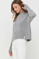 PINKO pulover de lana femei, culoarea gri, călduros 9BYX-SWD103_09X