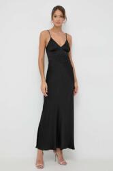 TWINSET rochie culoarea negru, maxi, drept 9BYX-SUD1EI_99X