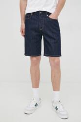 United Colors of Benetton pantaloni scurti jeans barbati, culoarea albastru marin PPY8-SZM0M3_59D