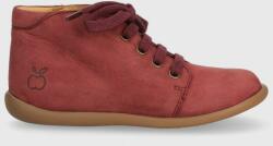 Pom D'api pantofi din piele intoarsa pentru copii culoarea bordo 9BYX-OBK17F_83X