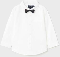 Mayoral cămașă din bumbac pentru bebeluși culoarea alb 9BYX-KDB013_00X