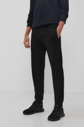 Giorgio Armani pantaloni barbati, culoarea negru, drept 99KK-SPM043_99X