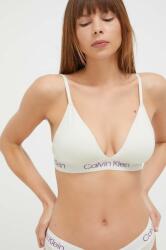 Calvin Klein Underwear sutien culoarea bej, neted 9BYX-BID148_01X