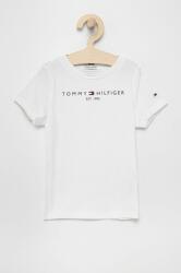 Tommy Hilfiger Tricou de bumbac pentru copii culoarea alb, cu imprimeu 99KK-TSK001_00X