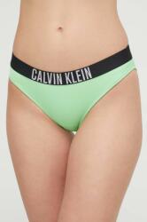 Calvin Klein chiloti de baie culoarea verde PPYX-BID0A7_77X Costum de baie dama