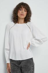 MEDICINE bluza femei, culoarea alb, cu imprimeu ZBYX-BDD503_00X