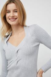 DKNY pulover femei, culoarea gri PPYX-SWD080_90X