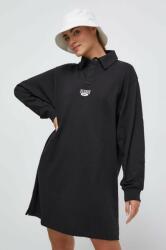 Reebok rochie din bumbac culoarea negru, mini, oversize 9BYX-SUD1MM_99X