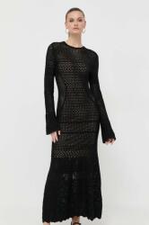TWINSET rochie culoarea negru, maxi, drept 9BYX-SUD0UA_99X