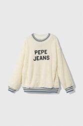 Pepe Jeans bluza copii culoarea bej, cu imprimeu 9BYX-BLG09N_01X