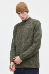 Abercrombie & Fitch pulover din amestec de lana barbati, culoarea verde, cu turtleneck 9BYX-SWM04U_77X
