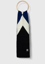 Tommy Hilfiger esarfa din lana pentru copii culoarea albastru marin, modelator 9BYX-SAK01D_59X
