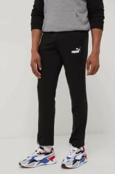 PUMA pantaloni 586720 bărbați, culoarea negru, cu imprimeu 586720 PPYY-SPM0AW_99X