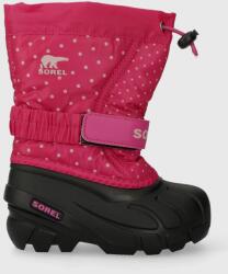 Sorel cizme de iarna pentru copii 1888092 culoarea roz, YOUTH FLURRY PRINT Girls 9BYX-OBK0B5_42X