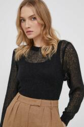 Sisley pulover din amestec de lana femei, culoarea negru, light 9BYX-SWD0UL_99X
