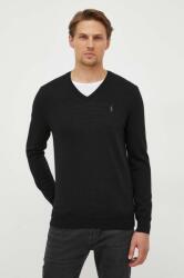 Ralph Lauren pulover de lana barbati, culoarea negru, light 9BYX-SWM0GN_99X