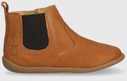 Pom D'api pantofi din piele intoarsa pentru copii culoarea maro 9BYX-OBK17S_82X