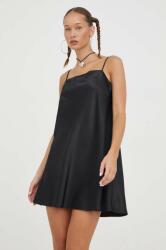 Abercrombie & Fitch rochie culoarea negru, mini, oversize 9BYX-SUD0EN_99X