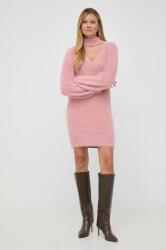 GUESS rochie culoarea roz, mini, mulata 9BYX-SUD10E_30X