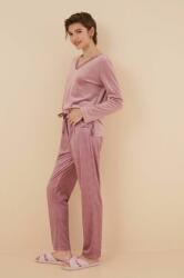 Women'Secret pijama SOFT TOUCH FRANCHISEE femei, culoarea roz, 3596065 9BYX-BID184_30X