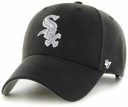 47 brand 47brand șapcă din amestec de lână MLB Chicago White Sox culoarea negru, cu imprimeu 99KK-CAM0H8_99X