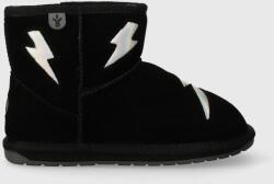 Emu Australia cizme de zapada din piele intoarsa K12985 Barton Lightning culoarea negru 9BYX-OBG0AA_99X