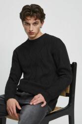 MEDICINE pulover de bumbac culoarea negru ZBYX-SWM503_99X