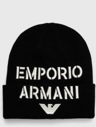 Emporio Armani caciula din lana pentru copii culoarea negru 9BYX-CAK087_99X