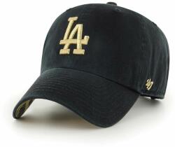 47 brand 47brand șapcă de baseball din bumbac MLB Los Angeles Dodgers culoarea negru, cu imprimeu 99KK-CAU1Y7_99X