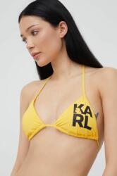 KARL LAGERFELD sutien de baie culoarea galben, cupa usor rigidizata PPYY-BID33D_11X (KL22WTP01) Costum de baie dama