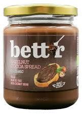 Bettr bio vegán kakaós törökmogyorókrém (nutella) 250 g