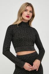 LIU JO pulover femei, culoarea negru, light, cu turtleneck 9BYX-SWD0BS_99X