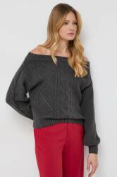 GUESS pulover femei, culoarea gri, călduros 9BYX-SWD0GL_90X