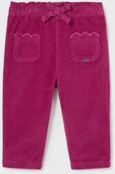 MAYORAL pantaloni copii culoarea violet, neted 9BYX-SPG01Z_40X