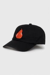 United Colors of Benetton șapcă de baseball din bumbac culoarea negru, cu imprimeu PPYX-CAU05R_99X