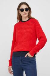Tommy Hilfiger pulover de bumbac culoarea roșu WW0WW39906 9BYX-SWD11G_33X