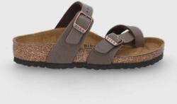 Birkenstock papuci din piele culoarea maro PPYY-KLG031_98X