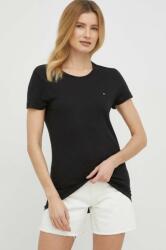 Tommy Hilfiger tricou femei, culoarea negru PPYX-TSD1CK_99X (WW0WW38986.PPYX)