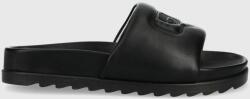 Chiara Ferragni papuci femei, culoarea negru, cu platforma PPYY-KLD0NN_99X