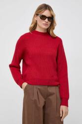Patrizia Pepe pulover de lana femei, culoarea rosu, cu turtleneck 9BYX-SWD14D_33X