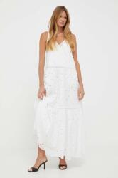 IVY & OAK rochie culoarea alb, maxi, oversize PPYX-SUD2N1_00X