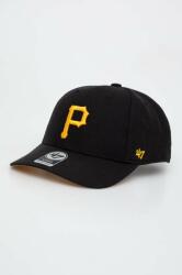 47 brand 47brand șapcă din amestec de lână MLB Pittsburgh Pirates culoarea negru, cu imprimeu 99KK-CAU1Y4_99X