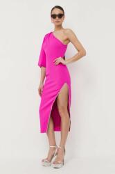 NISSA rochie culoarea roz, midi, drept MPYX-SUD058_43X