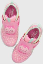 Skechers sneakers pentru copii GLIMMER KICKS culoarea roz 9BYX-OBG18R_30X